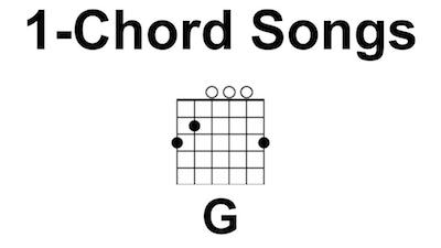 1 Chord Guitar Songs